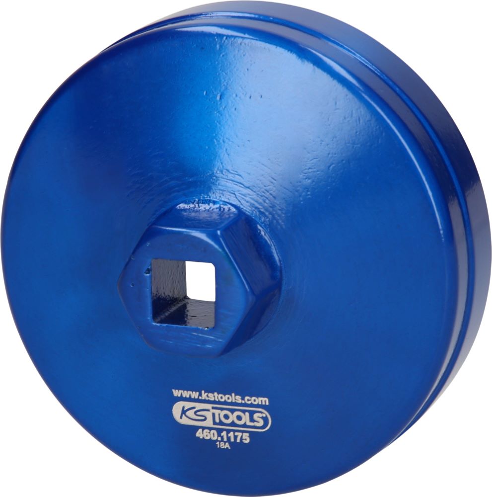 Produktbild KS Tools 1/2 Zoll Ölfilterschlüssel Durchmesser 92 mm mit 10 Flächen bild 2