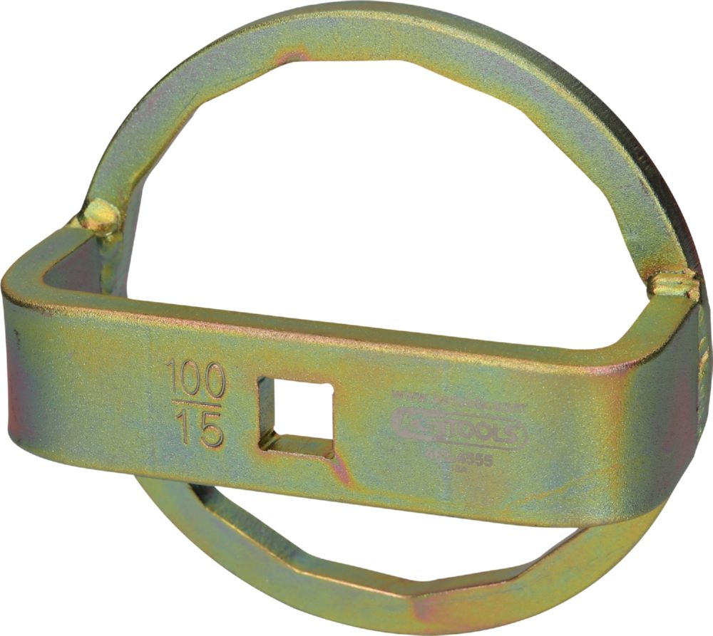 Produktbild KS Tools 1/2 Zoll Ölfilterschlüssel Durchmesser 100 mm mit 15 Flächen bild 2