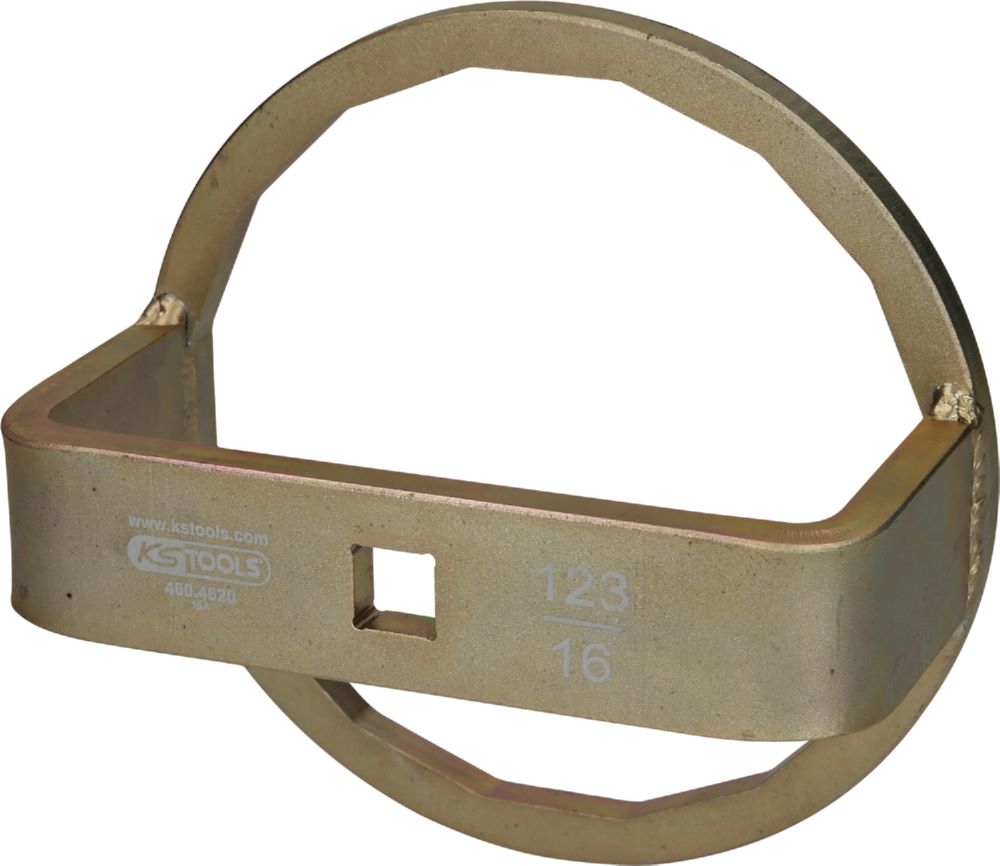 Produktbild KS Tools 1/2 Zoll Ölfilterschlüssel für Fuso Durchmesser 123 mm und 16 Flächen bild 2