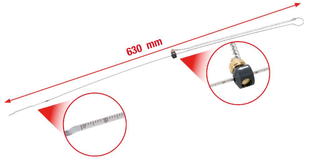 Produktbild KS Tools Ölkontrollstab für VAG Gesamtlänge 630 mm bild 3