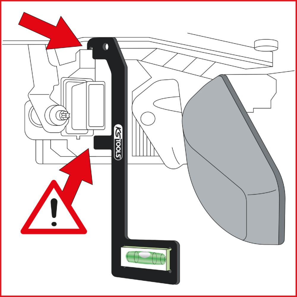 Produktbild KS Tools Parkassistentenkamera Einstellwerkzeug für Volvo bild 5