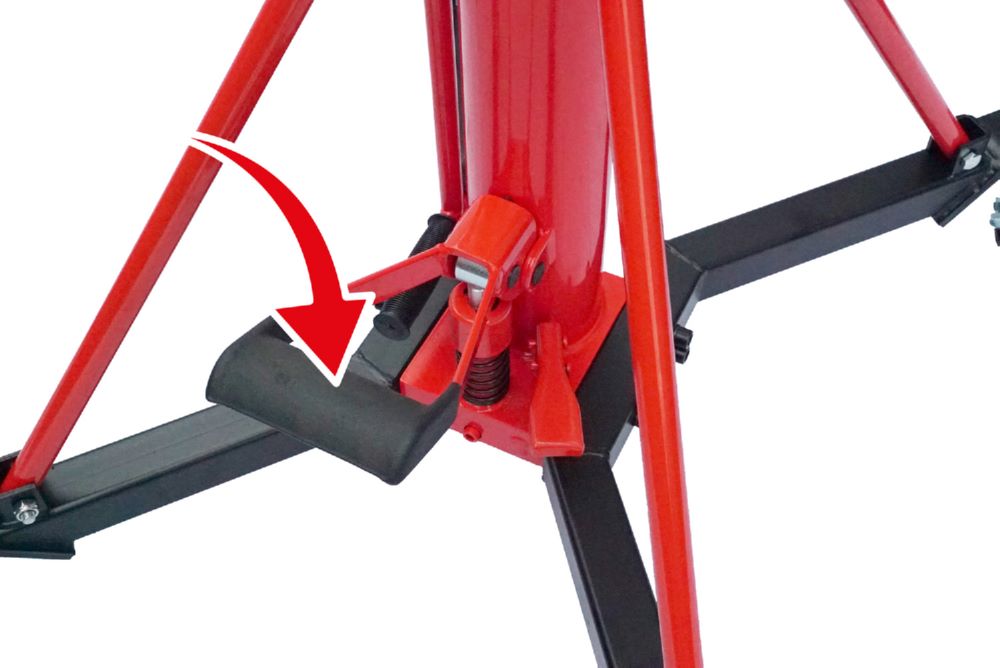 Produktbild KS Tools Getriebeheber performance Hydraulik mit Tisch 1000 kg bild 4