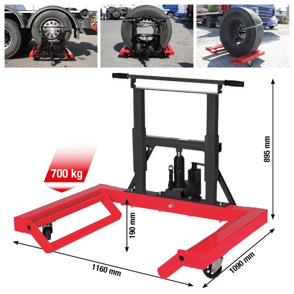 Produktbild KS Tools performance Hydraulischer Radlifter 700 kg