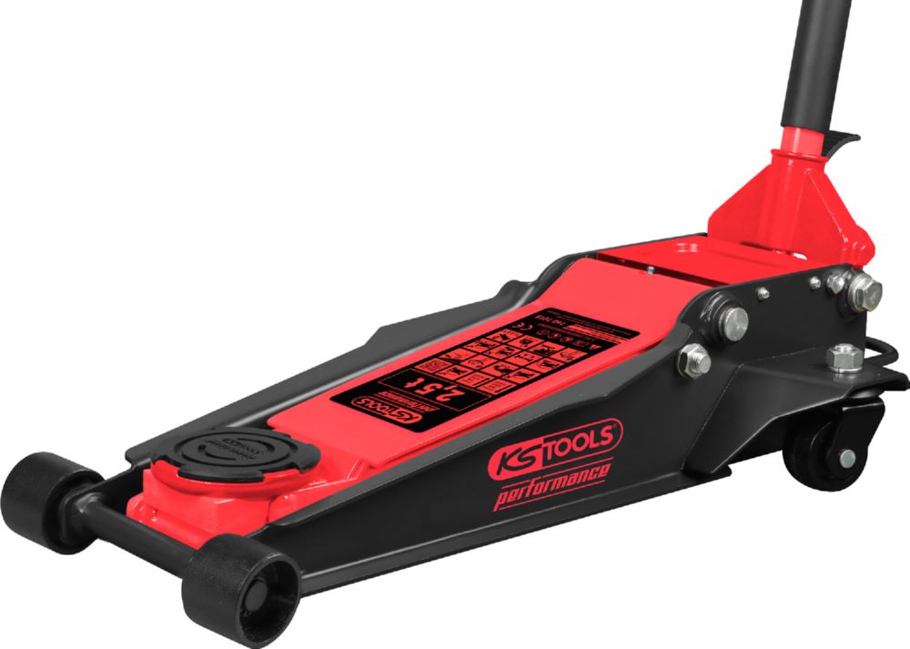 Produktbild KS Tools Hydraulischer Stahl Wagenheber performance 2500 kg flach 75 bis 510 mm