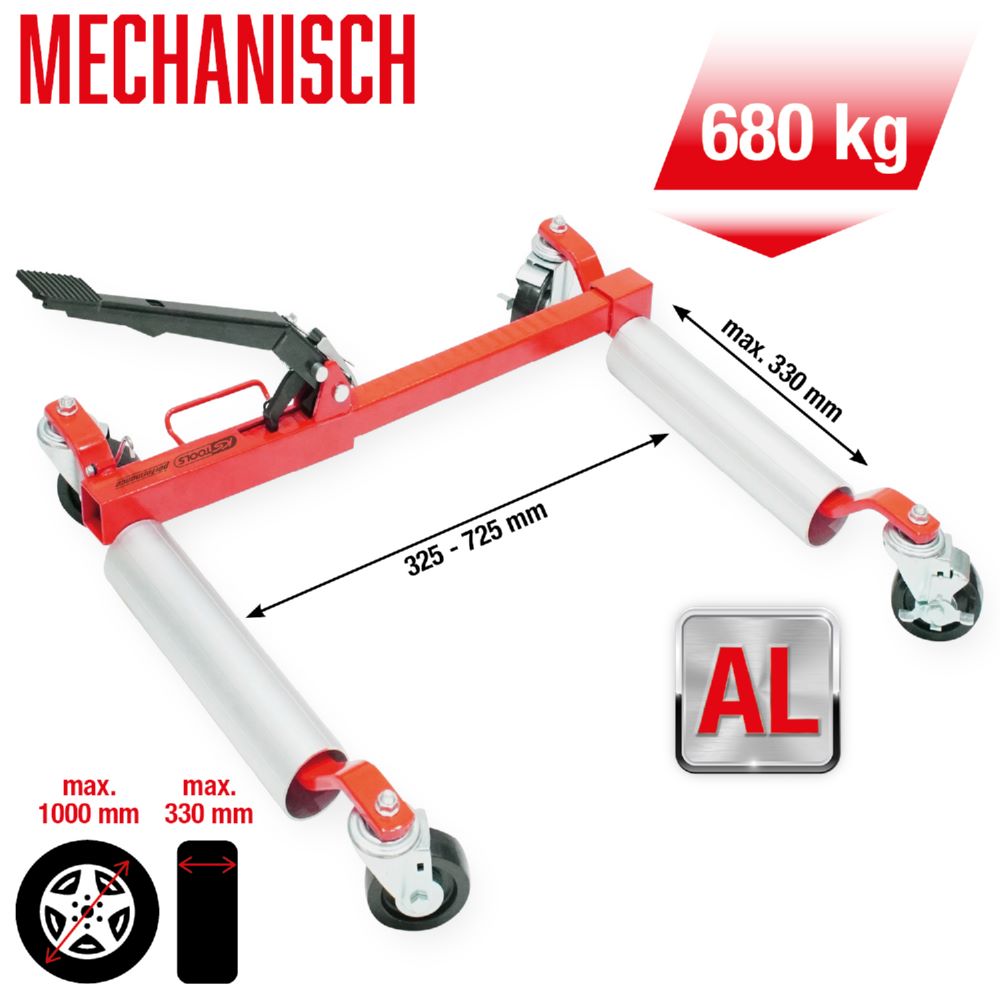 Produktbild KS Tools Mechanische Rangierhilfe performance 680 kg max Reifenbreite 330 mm bild 2