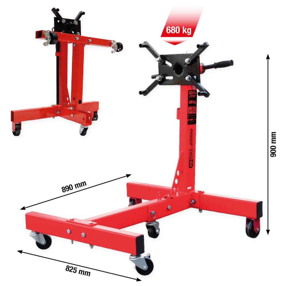 Produktbild KS Tools KFZ Motorhalter performance Traglast bis 680 kg bild 2