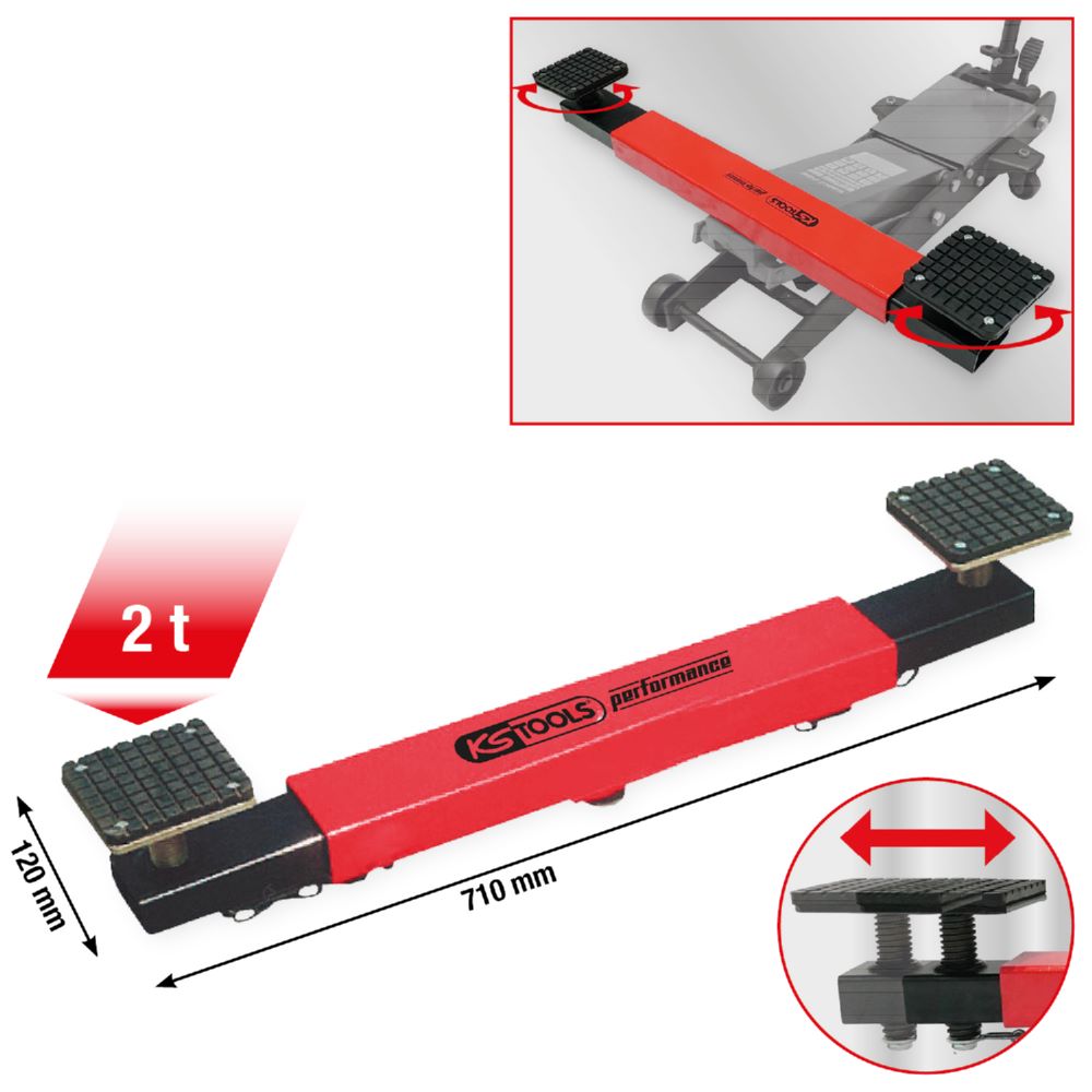 Produktbild KS Tools Querträger performance für Wagenheber 2000 kg bild 2