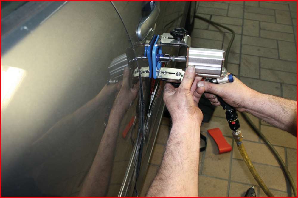 Produktbild KS Tools Profi Druckluft Ausbeul Auszieher Satz 12 Teile bild 10