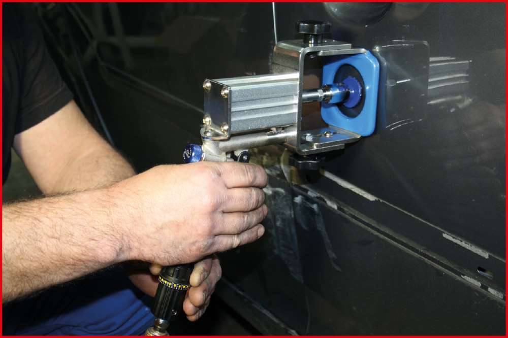 Produktbild KS Tools Profi Druckluft Ausbeul Auszieher Satz 12 Teile bild 6