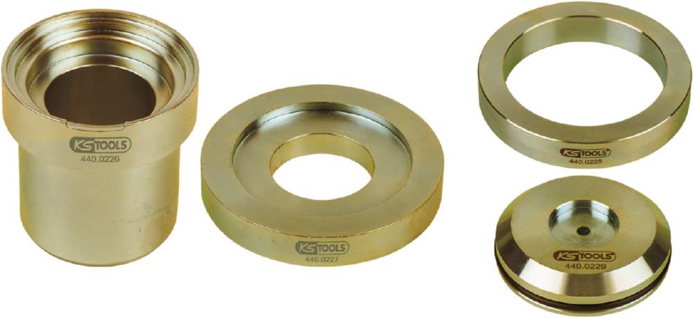 Produktbild KS Tools Querlenkerbuchsen Satz hinten für Ford Mazda und Volvo 4 Teile