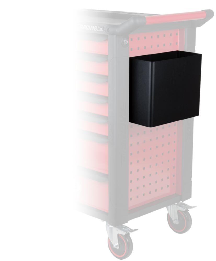 Produktbild KS Tools RACINGline Abfalleimer schwarz für Werkstattwagen