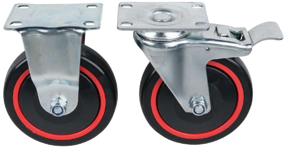 Produktbild KS Tools RACINGline Lenk- und Laufrollensatz inklusive Schrauben Durchmesser 125 mm