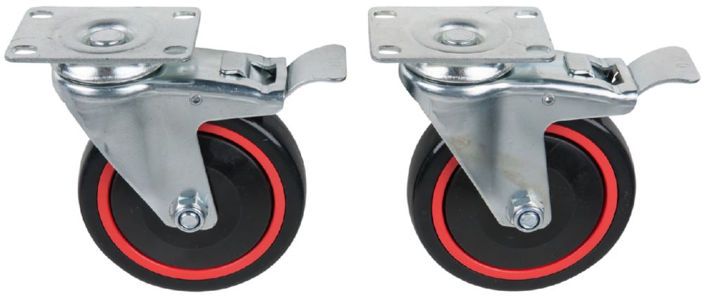 Produktbild KS Tools RACINGline Lenkrollensatz mit Roll und Drehbremse mit Schrauben