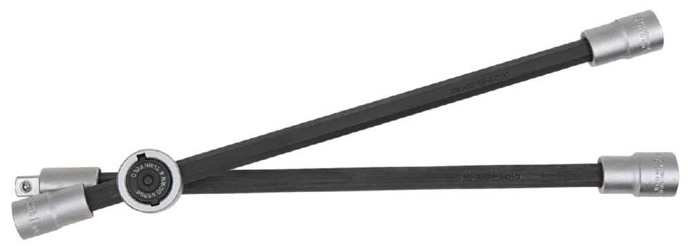 Produktbild KS Tools Rad Kreuzschlüssel mit Gleitgelenk für PKW 1/2 Zoll x 17 x 19 x 21 mm bild 2