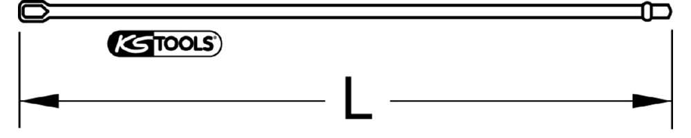 Produktbild KS Tools Radiator Nippelschlüssel Länge 1000mm bild 3