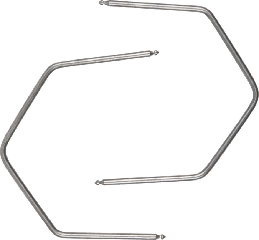 Produktbild KS Tools Radio Entriegelungswerkzeug Opel 2 Teile Länge 90 mm