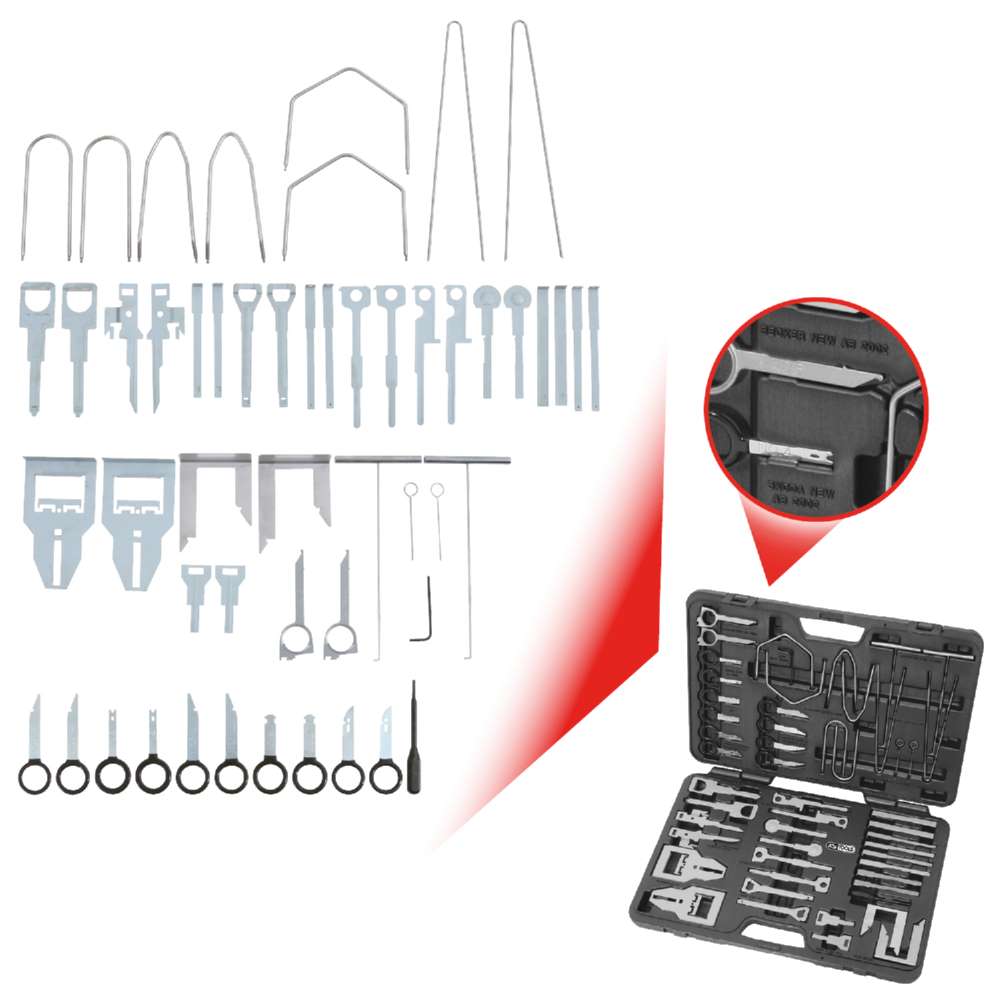 Produktbild KS Tools Radio Navigationssystem Demontage und Montage Satz 52 Teile bild 7