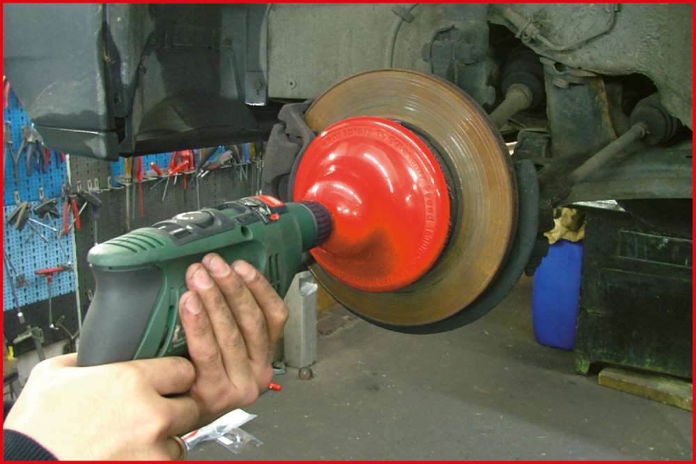 Produktbild KS Tools Radnabenschleifer Satz Durchmesser 160 mm Innen Durchmesser 60 mm 4 Teile bild 5