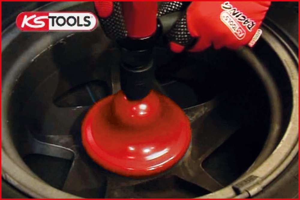 Produktbild KS Tools Radnabenschleifer Satz Durchmesser 160 mm Innen Durchmesser 60 mm 4 Teile bild 9