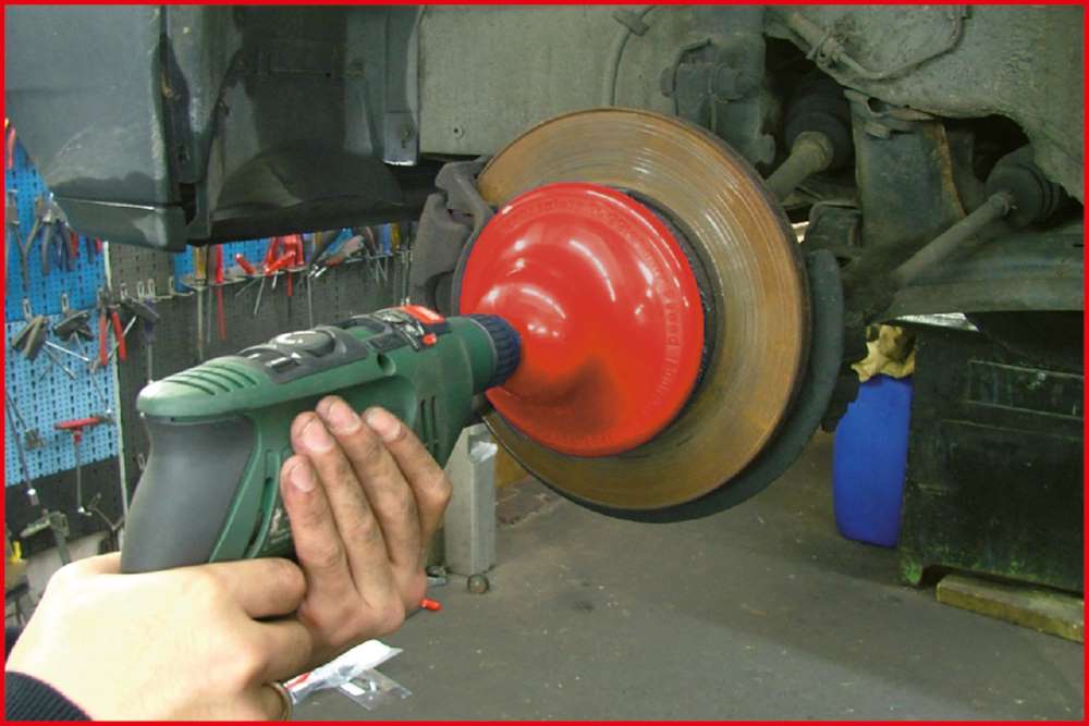 Produktbild KS Tools Radnabenschleifer Satz Durchmesser 160 mm Innen Durchmesser 75 mm 4 Teile bild 6