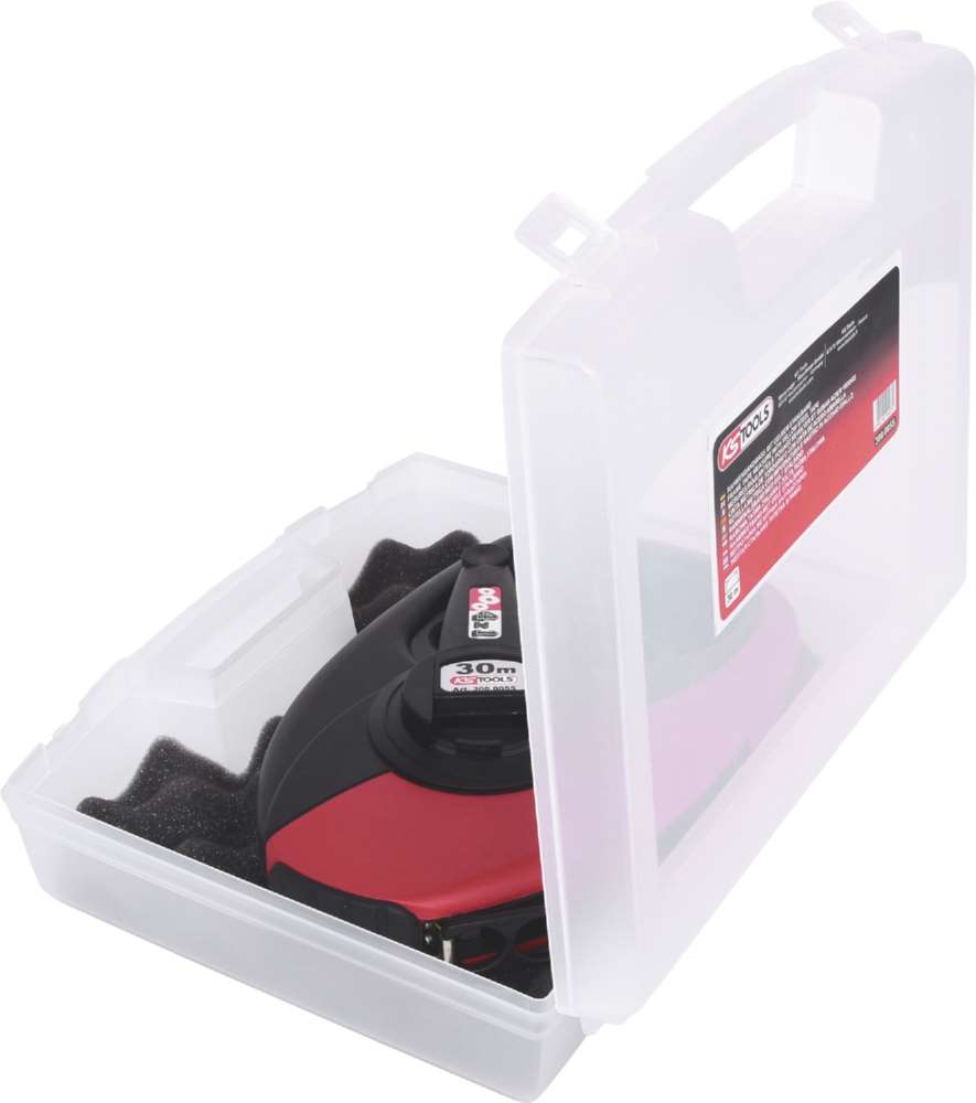 Produktbild KS Tools Rahmenbandmaß mit gelbem Stahlband Kunststoffgehäuse 30m bild 2