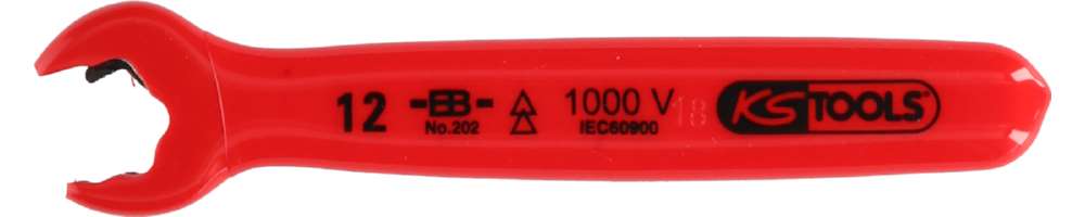 Produktbild KS Tools Ratschen-Maulschlüssel mit Schutzisolierung Schlüsselweite 17 mm