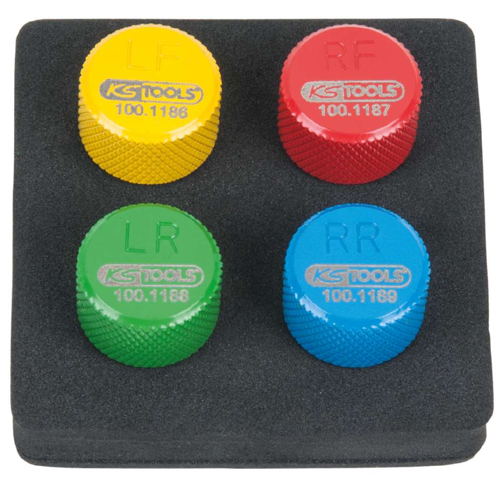 Produktbild KS Tools RDKS TPMS Reifenentlüfter Satz 4 Teile