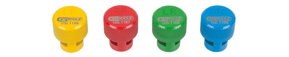 Produktbild KS Tools RDKS TPMS Reifenentlüfter Satz 4 Teile bild 2