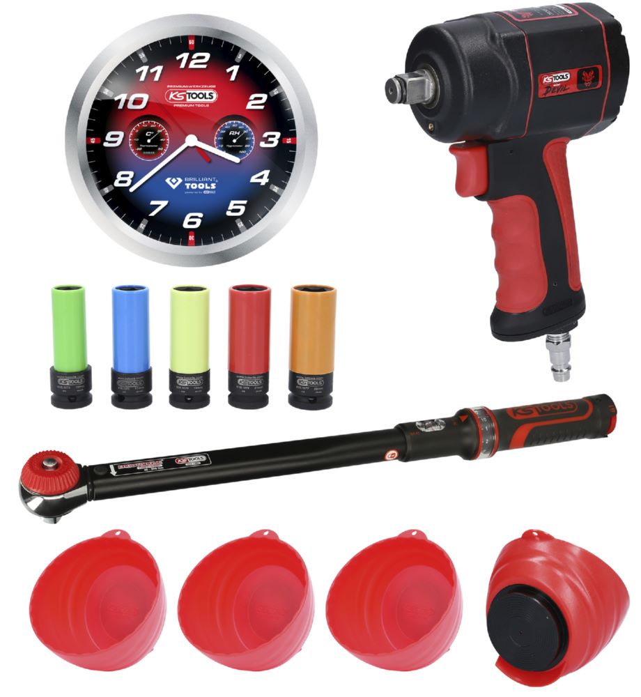 Produktbild KS Tools Reifen plus Räder Aktionspaket The mini Devil 12 Teile bild 2