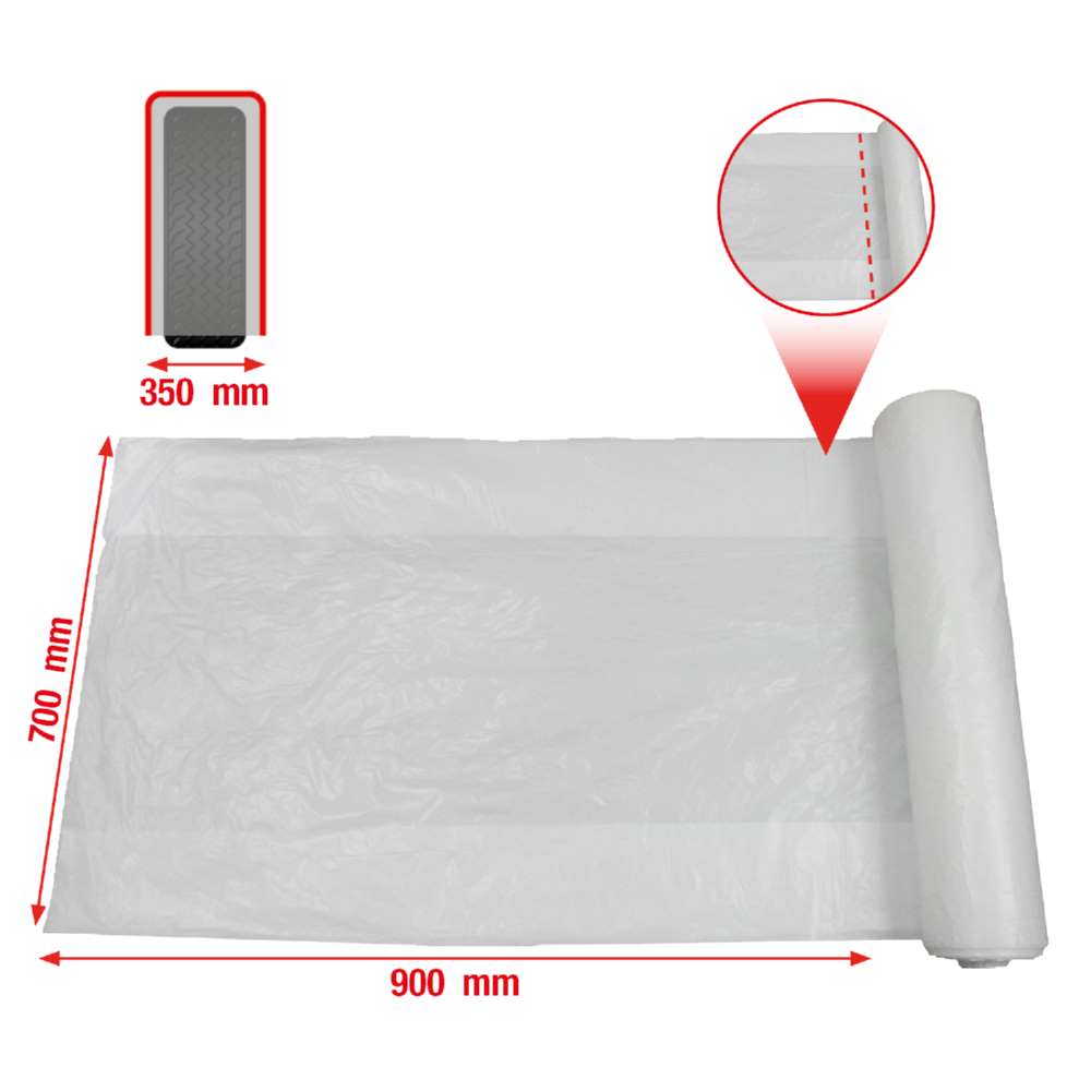 Produktbild KS Tools Reifentütenin der Farbe weiß 100 Stück