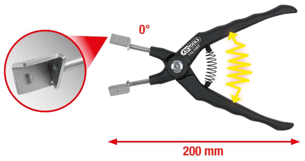 Produktbild KS Tools Relais Zange Gesamtlänge 200 mm bild 5