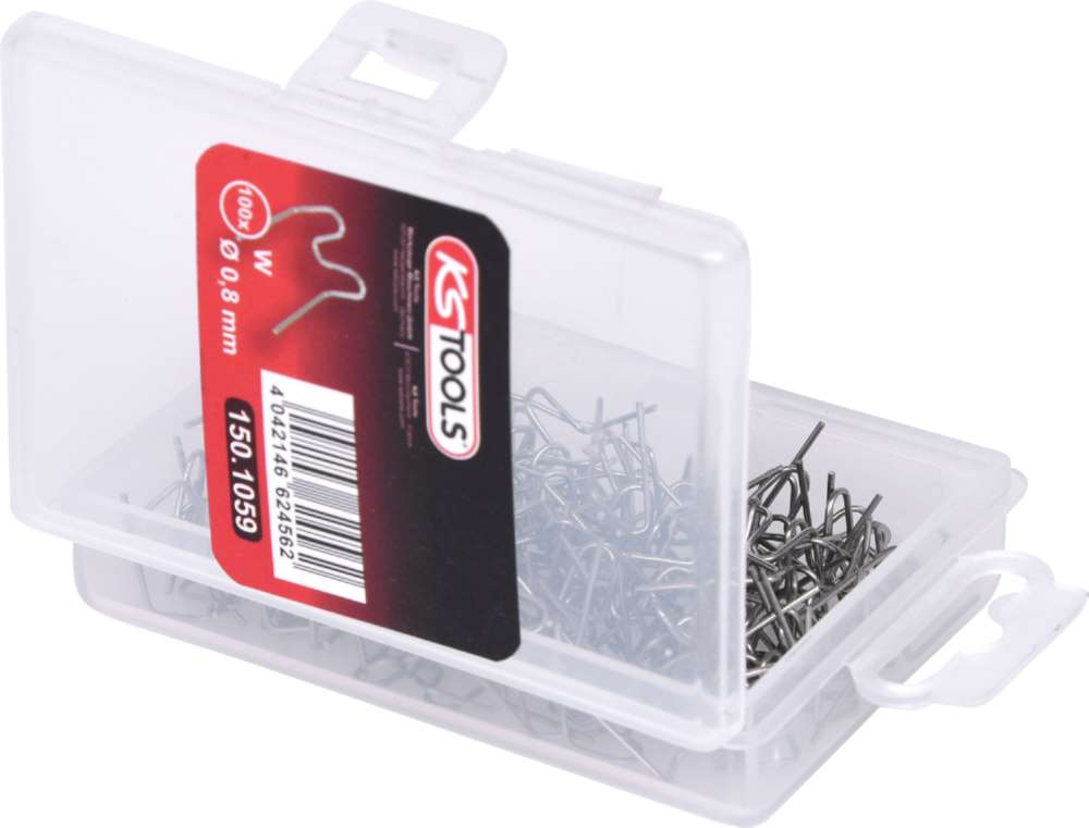 Produktbild KS Tools Reparaturklammer W-Form Durchmesser 0,8 mm 100 Stück bild 3