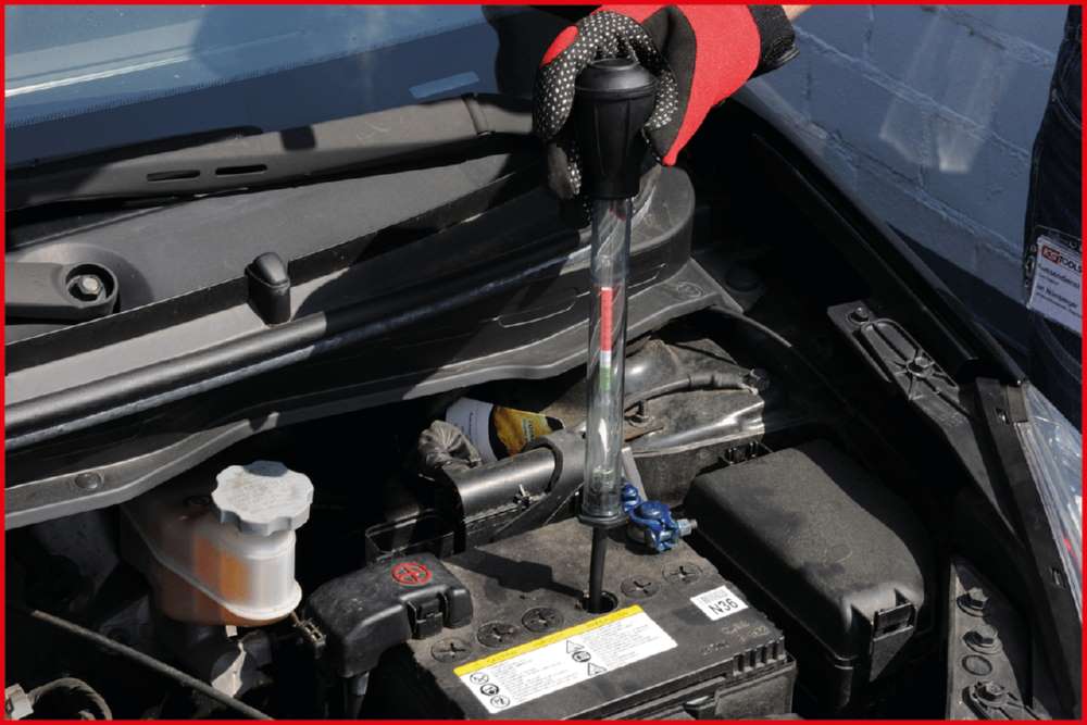 Produktbild KS Tools Säureprüfer für Batterieflüssigkeit Länge 280mm bild 2