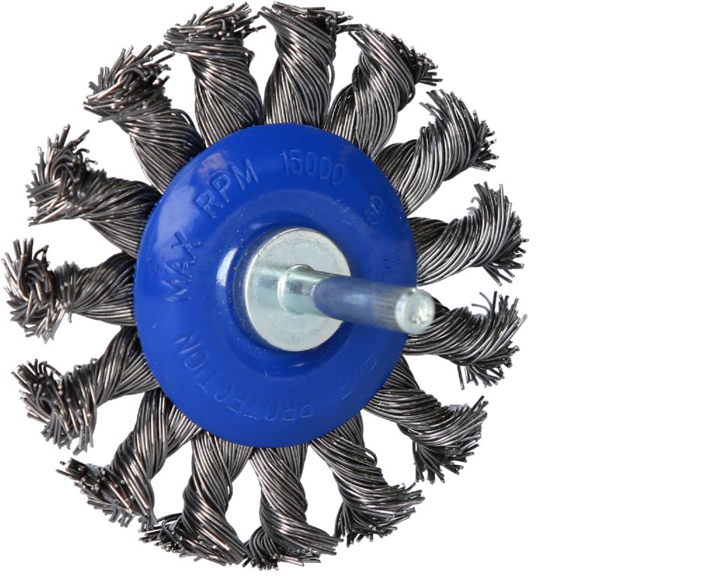 Produktbild Brilliant Tools Scheibenbürste gezopft Durchmesser 75 mm mit 6 mm Aufnahme bild 2