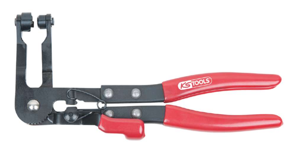 Produktbild KS Tools Schlauchschellenzange abgewinkelt Länge 210 mm