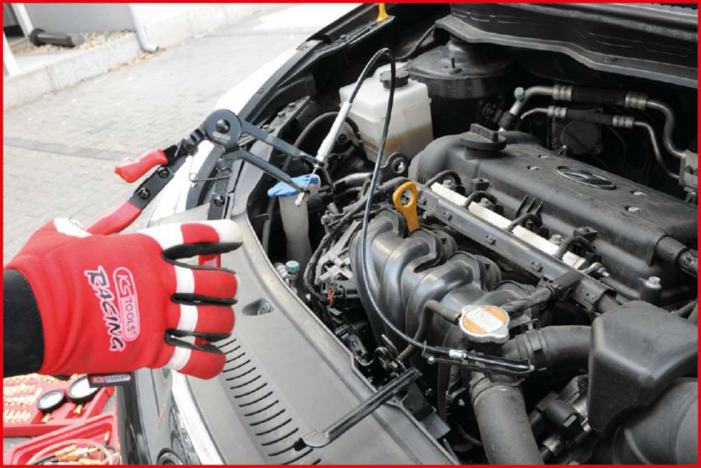 Produktbild KS Tools Schlauchschellenzange Bowdenzug 650mm bild 8