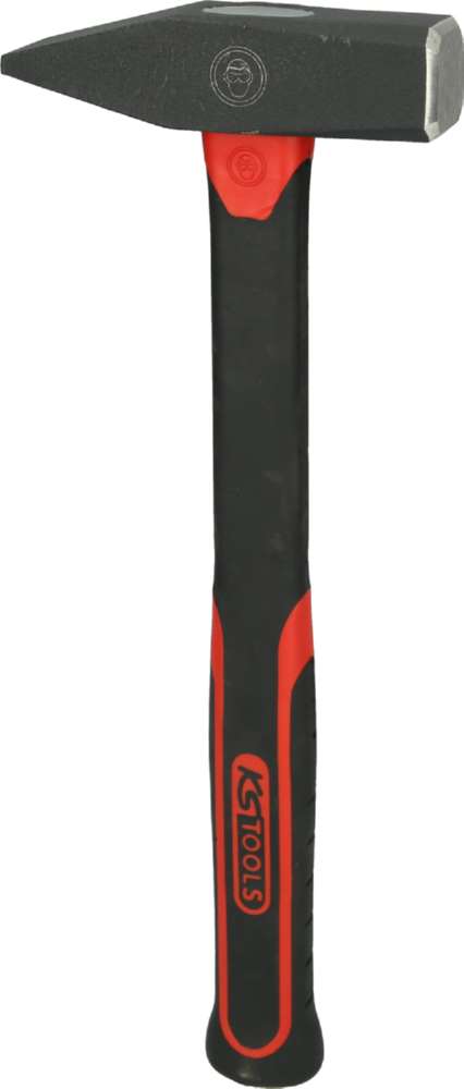 Produktbild KS Tools Schlosserhammer mit Fiberglasstiel 600g