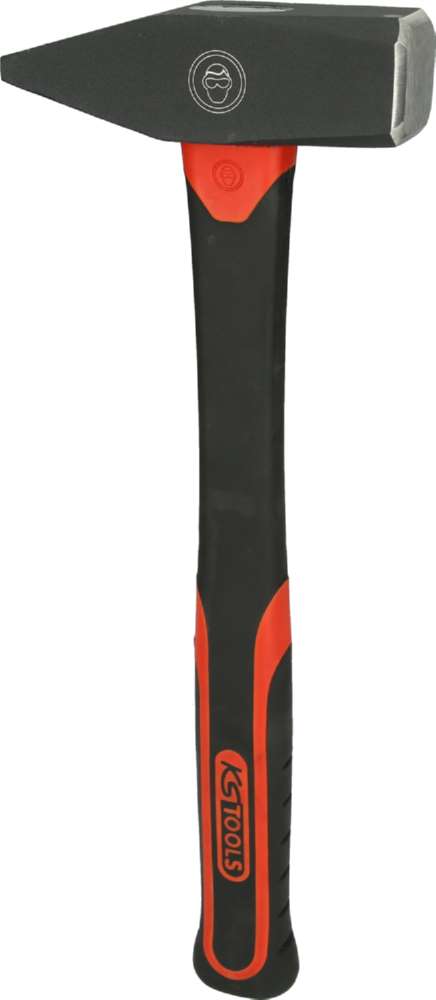 Produktbild KS Tools Schlosserhammer mit Fiberglasstiel 1500g