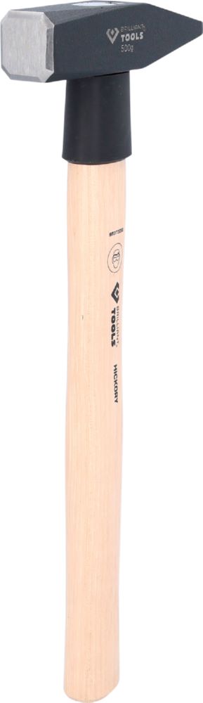 Produktbild Brilliant Tools Schlosserhammer mit Hickory Stiel 500 Gramm bild 3