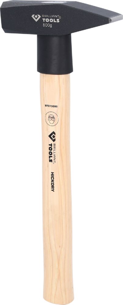 Produktbild Brilliant Tools Schlosserhammer mit Hickory Stiel 800 Gramm