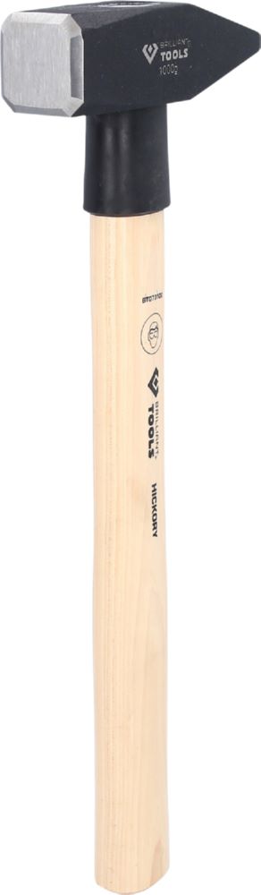 Produktbild Brilliant Tools Schlosserhammer mit Hickory Stiel 1000 Gramm bild 3