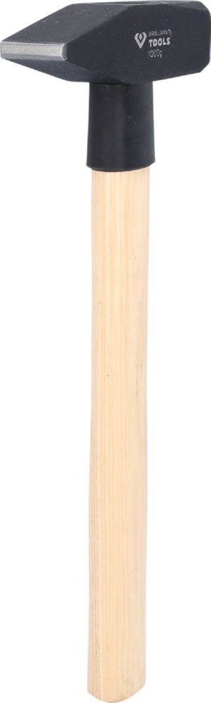 Produktbild Brilliant Tools Schlosserhammer mit Hickory Stiel 1000 Gramm bild 4