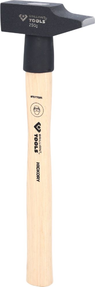 Produktbild Brilliant Tools Schlosserhammer mit Hickory Stiel 250 Gramm französische Form