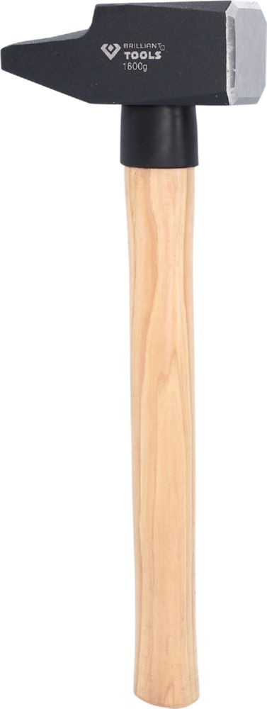 Produktbild Brilliant Tools Schlosserhammer mit Hickory Stiel 1600 Gramm französische Form bild 2