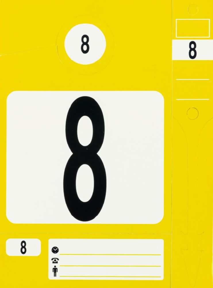 Produktbild KS Tools Schlüsselanhänger Set gelb 300 Stück