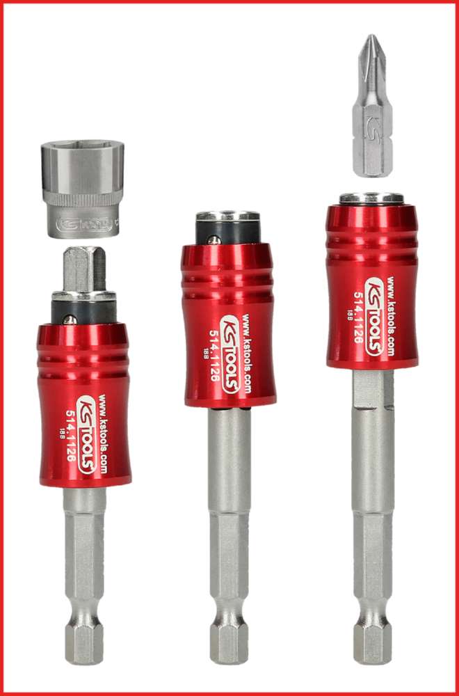 Produktbild KS Tools 1/4 Zoll 2 in 1 Schnellwechsel-Bithalter bild 3