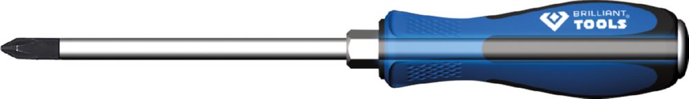 Produktbild Brilliant Tools Schraubendreher Kreuzschlitz mit Schlagkappe PH3 x 150 mm bild 13