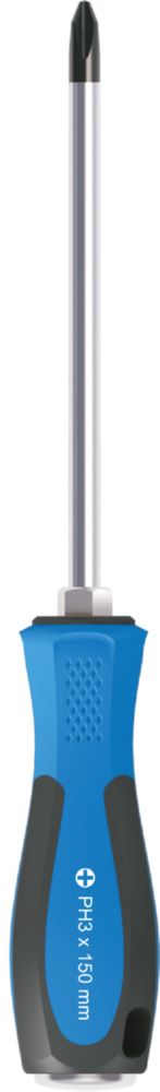 Produktbild Brilliant Tools Schraubendreher Kreuzschlitz mit Schlagkappe PH3 x 150 mm bild 3