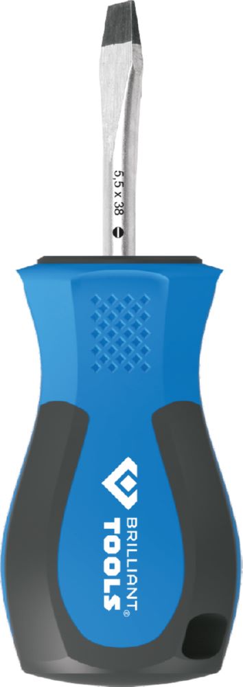 Produktbild Brilliant Tools Schraubendreher Schlitz 5,5 x 38 mm kurze Form