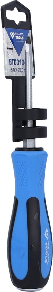 Produktbild Brilliant Tools Schraubendreher Schlitz mit Schlagkappe 5,0 x 75 mm bild 10